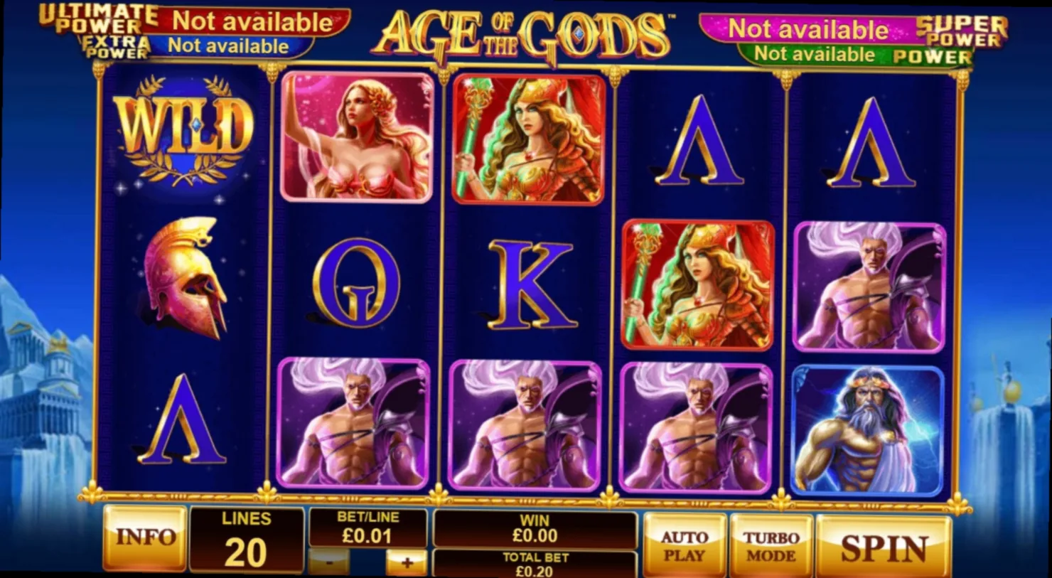 Age of the Gods door Playtech