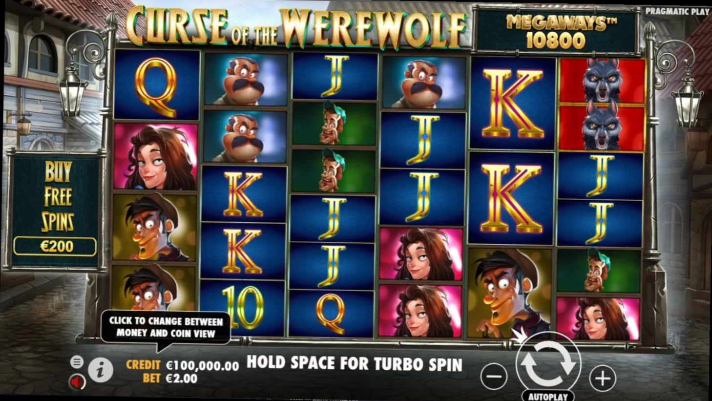 Curse of the Werewolf Megaways door Pragmatic Play
